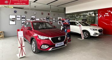 khu vực trưng bày xe mg đông sài gòn