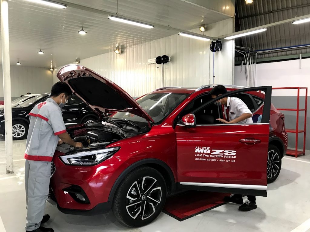 Bảo dưỡng xe mùa dịch tại showroom MG Đông Sài Gòn