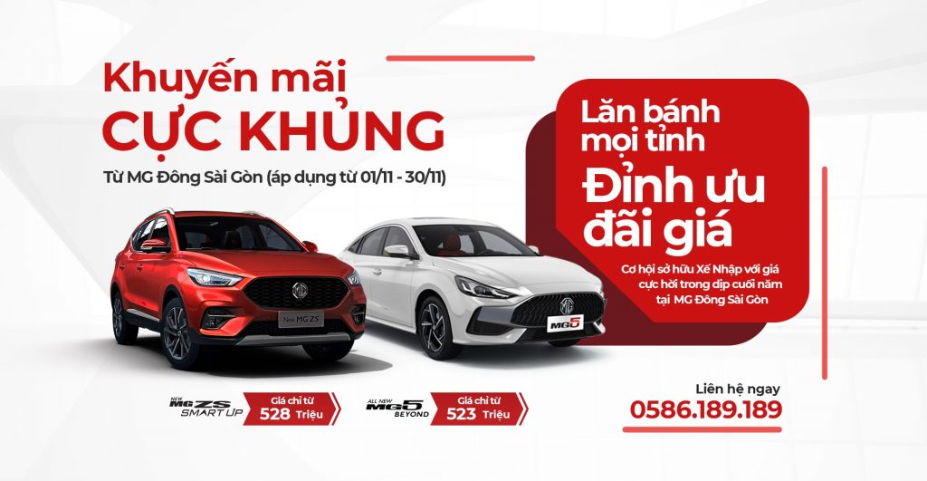 MG Đông Sài Gòn Khuyến Mãi