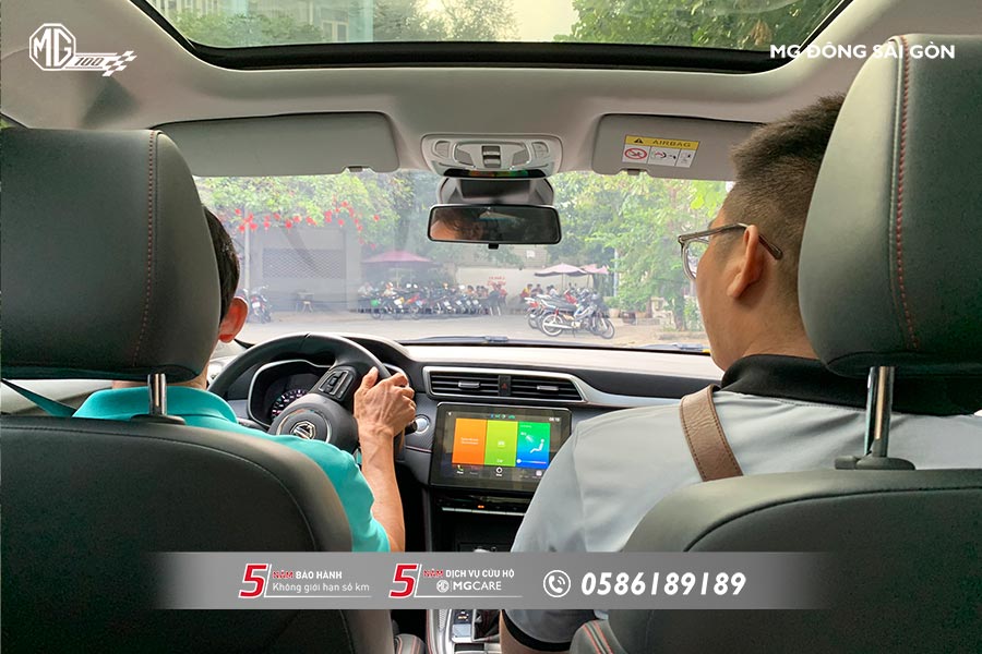 Đăng ký lái thử xe MG tại nhà