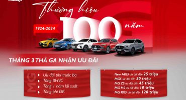 MG ƯU ĐÃI ĐẾN 120 TRIỆU