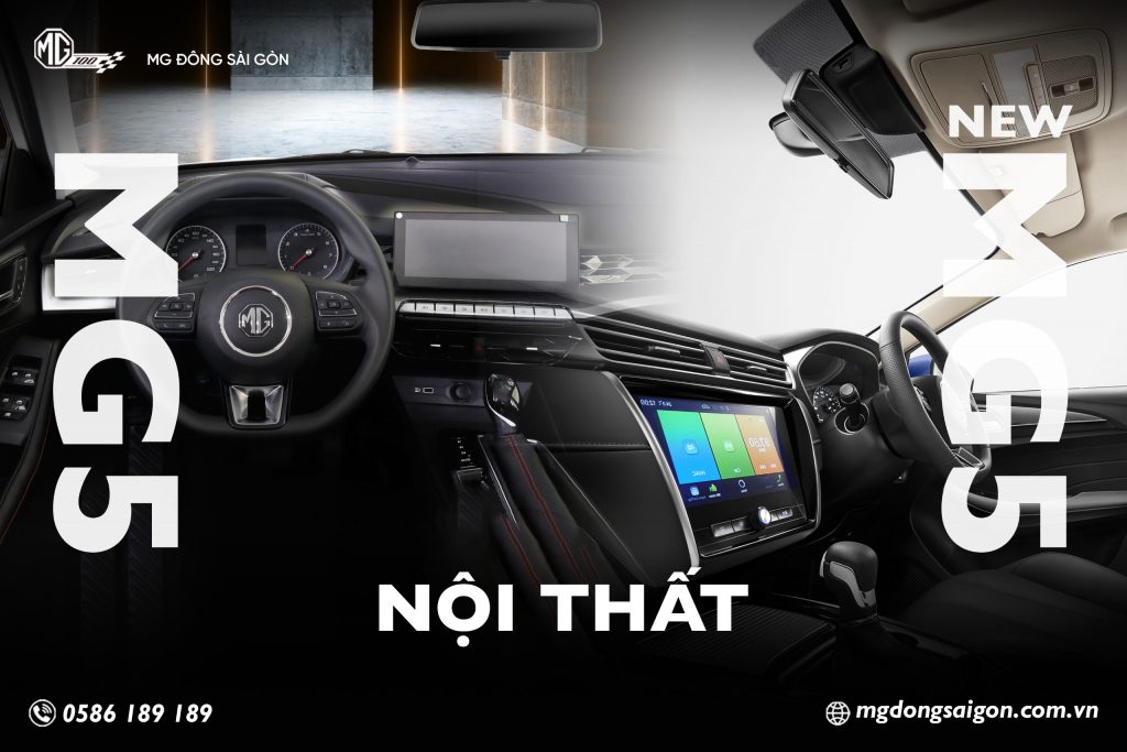 So sánh nội thất sedan MG5 & New MG5